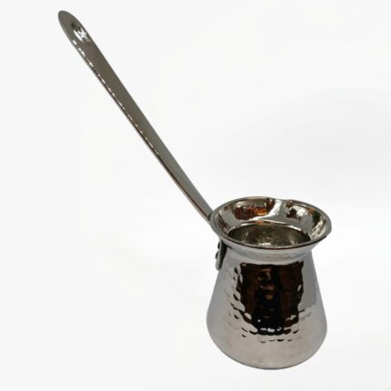 Ravian Nickel-Coated Copper Turkish Coffee Pot